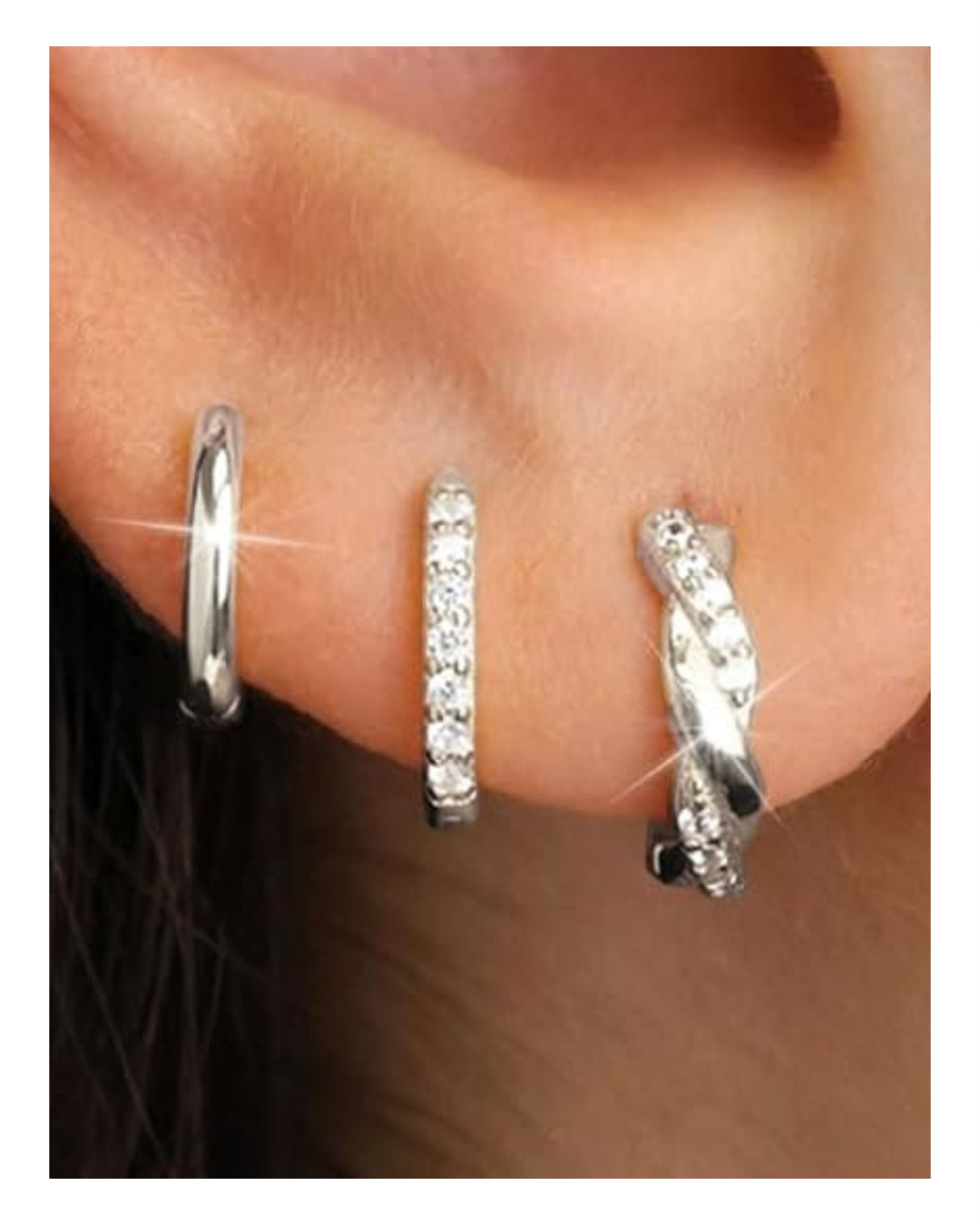 Modern Hoop Earrings